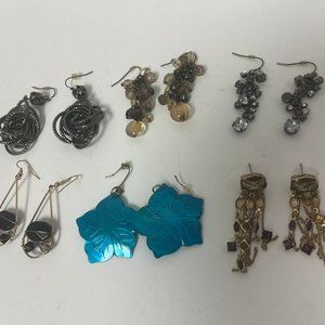 5 Pair of New York and Company Earrings 1 pair Banana Republic all long